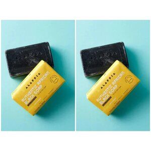 2pc Authentic African Black Charcoal Soap - Lemongrass for Stress Relief 5oz